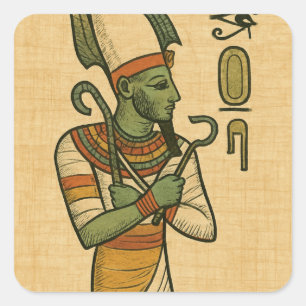 Heilige Osiris Goddelijke Egyptisch God Sticker