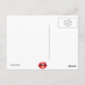 Heilige OverLaughSmile Briefkaart (Achterkant)