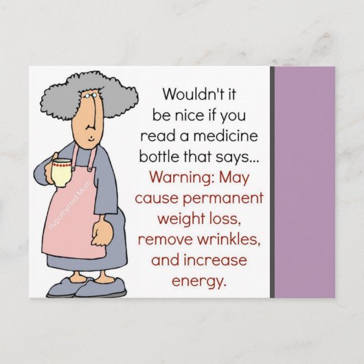 Heilige OverLaughSmile Briefkaart (Voorkant)