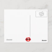 Heilige OverLaughSmile Briefkaart (Achterkant)