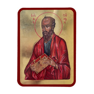 Heilige PAULUS De Apostel Orthodoxe Icoon Magneet