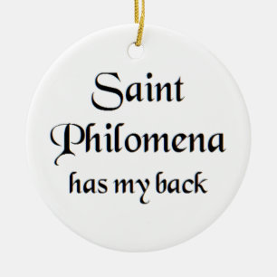 heilige Philomena Keramisch Ornament