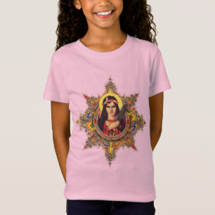 Heilige Philomena Premium Lichtgevende Maagden Mar T-shirt