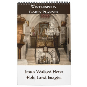 Heilige plaatsen in de Heilige Landkalender Kalender