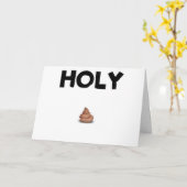 Heilige Poep! Kaart (Gele Bloem)