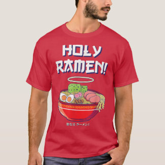 Heilige Ramen Japanse Tiener voor voedsel T-shirt