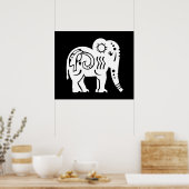 Heilige reus (wit) Poster (Keuken)