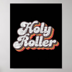 Heilige Roller Disco-kleding 70s kostuum voor vrou Poster