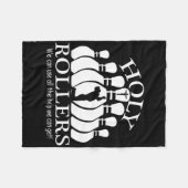 Heilige Rollers die Bowling-team afstemmen Fleece Deken (Voorkant (Horizontaal))