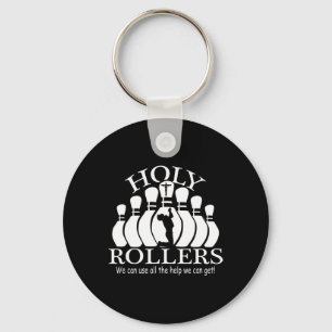Heilige Rollers die Bowling-team afstemmen Sleutelhanger