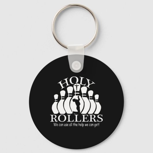 Heilige Rollers die Bowling-team afstemmen Sleutelhanger (Voorkant)