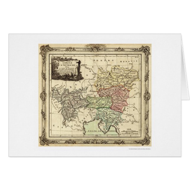 Heilige Romeinse Rijk Kaart 1792 (Voorkant Horizontaal)