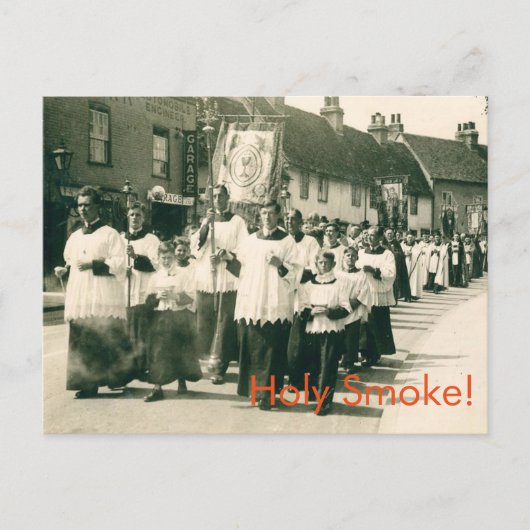 Heilige Rook! Briefkaart (Voorkant)