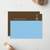 Heilige Rosary Dank je wel Notitiekaartje (Voorkant / Achterkant in situ)