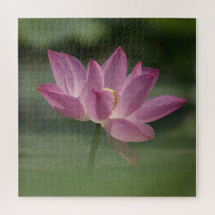 Heilige Roze Lotus Bloesem - Serene Zen Art Legpuzzel