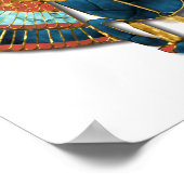 Heilige Scarab van King Tut Poster (Hoek)