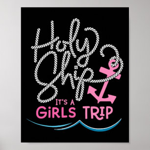 Heilige Schip Meisjesreis T-shirt Leuk Vakantie Cr Poster