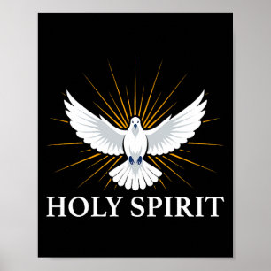 Heilige Schrift Duif Spiritueel Symbool Christelij Poster