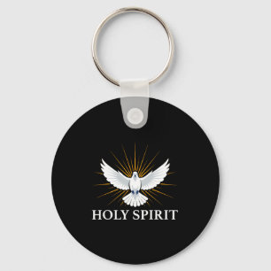 Heilige Schrift Duif Spiritueel Symbool Christelij Sleutelhanger