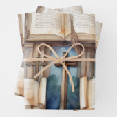 Heilige Schrift & Kruis Inpakpapier Vel (In situ)