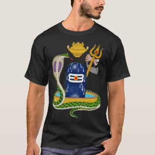 Heilige Shivlingam – Goddelijke Mahadev Spirituele T-shirt