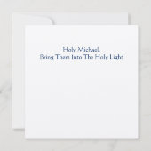 Heilige Sint Michael Kaart (Achterkant)