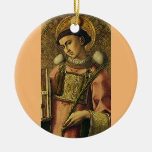 Heilige Stefanus Apostel van de Zeventig Protomart Keramisch Ornament