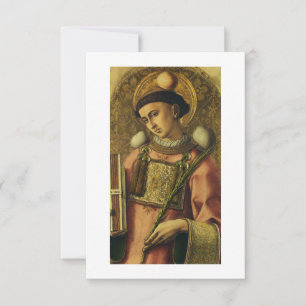 Heilige Stefanus de Protomartelaar Fijne Kunst Ico Bedankkaart