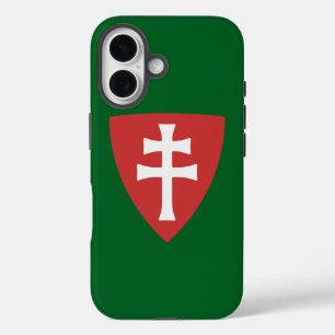 Heilige Stefanus Hongaars Kruis Symbool Hongarije iPhone 16 Hoesje