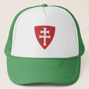 Heilige Stefanus Hongaars Kruis Symbool Hongarije Trucker Pet
