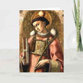 Heilige Stephen Card Feestdagen Kaart