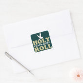 Heilige Stoel, zo ben ik aan het rollen. Vierkante Sticker (Envelop)