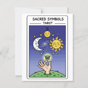 Heilige Symbolen Tarot Briefkaart