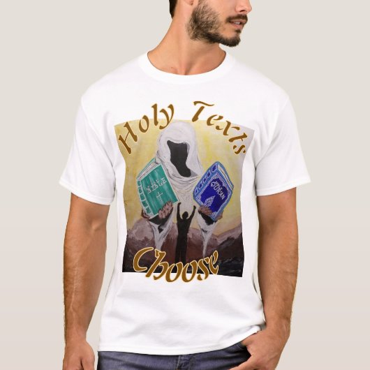 Heilige Teksten T-shirt (wit) (Voorkant)