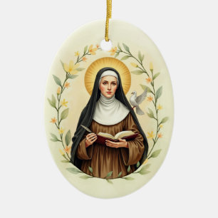 Heilige Teresa van Avila katholieke devotie Keramisch Ornament