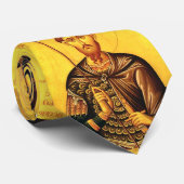 Heilige Theodore Tiron orthodox icoon Stropdas (Opgerold)