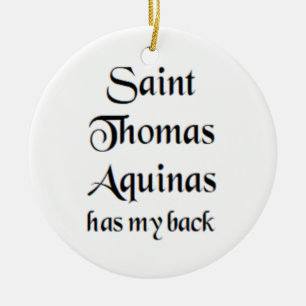 heilige Thomas van Aquino Keramisch Ornament