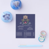 Heilige Transformatie | Hamsa Hand Design Flyer (Enkel)