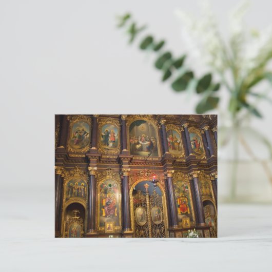 Heilige Triinity Grieks-orthodoxe kerk Briefkaart (Staand voorkant)