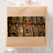 Heilige Triinity Grieks-orthodoxe kerk Etiket (Insitu)