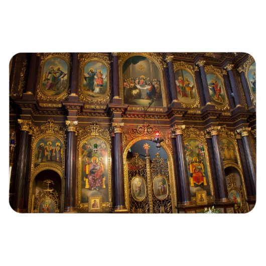 Heilige Triinity Grieks-orthodoxe kerk Magneet (Horizontaal)