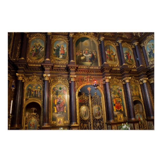 Heilige Triinity Grieks-orthodoxe kerk Perfect Poster (Voorkant)