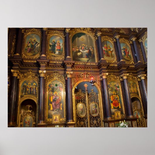 Heilige Triinity Grieks-orthodoxe kerk Poster (Voorkant)