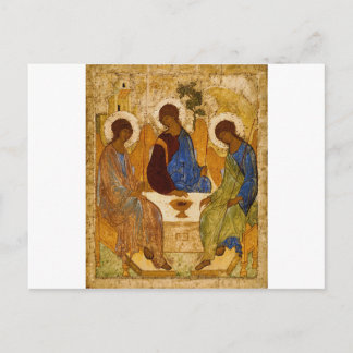 Heilige Trinity Icon Rublev Byzantine Katholieke G Briefkaart
