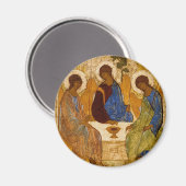Heilige Trinity Icon Rublev Magneet (Voorkant / Achterkant)