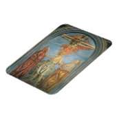 Heilige Trinity met St. Jerome (fresco) Magneet (Linkerzijde)