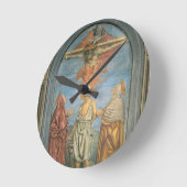 Heilige Trinity met St. Jerome (fresco) Ronde Klok (Hoek)