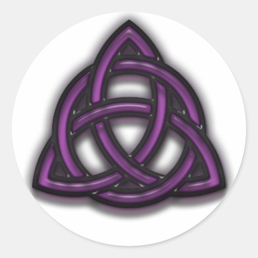 Heilige Trinity Ronde Sticker (Voorkant)