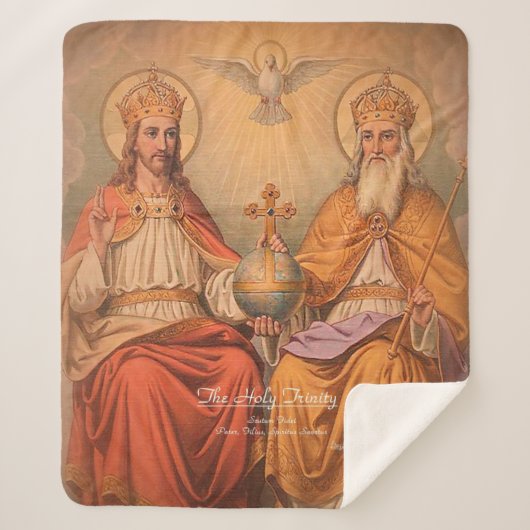 Heilige Trinity Sherpa Deken (Voorkant)