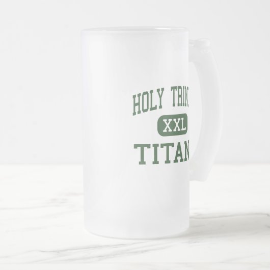 Heilige Trinity - Titans - High - Hicksville New Y Matglas Bierpul (Voorkant rechts)